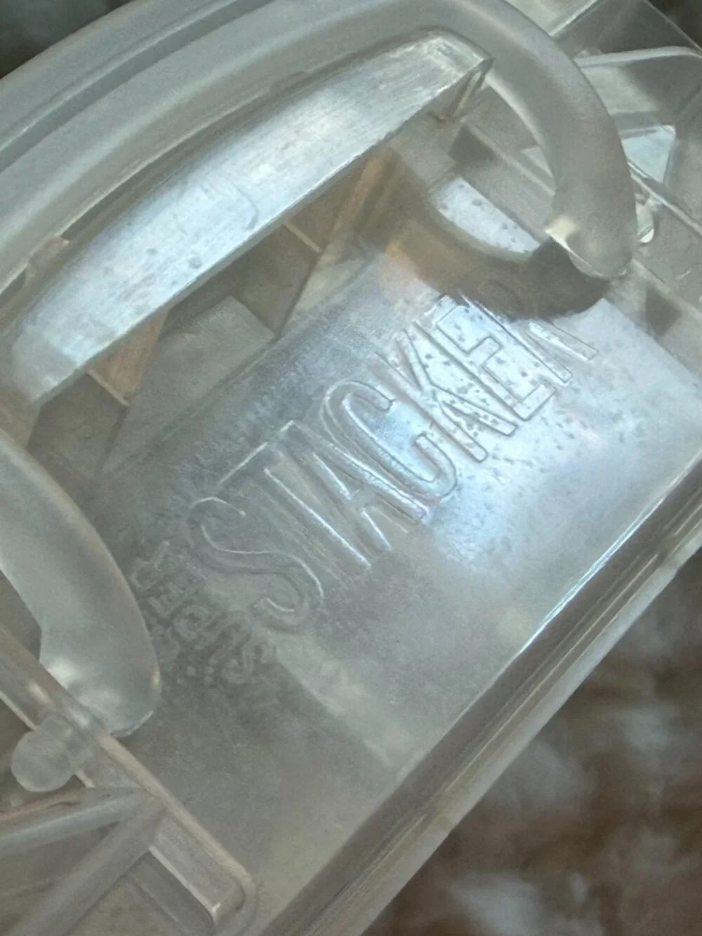 Super Stacker 3X4 Card Box Clear